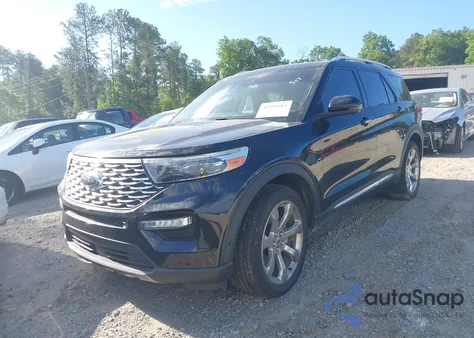 2020 Ford Explorer Platinum z USA, uszkodzony, nr VIN 1FM5K8HCXLGA34791